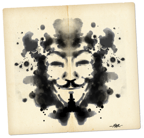 Anonymous Rorschach (by MAR @ sudux.com) - https://cognitivedissidents.wordpress.com Anonymous Rorschach Ink Blot (Artwork by Mar - sudux.com) - https://cognitivedissidents.wordpress.com