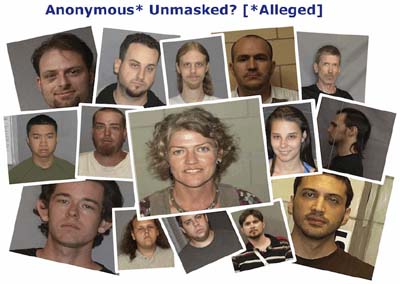 Anonymous Alleged Mugshots