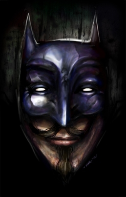 Guy Fawkes Batman (Artwork by Mar - sudux.com)