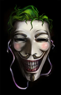 Guy Fawkes Joker (Artwork by Mar - sudux.com)